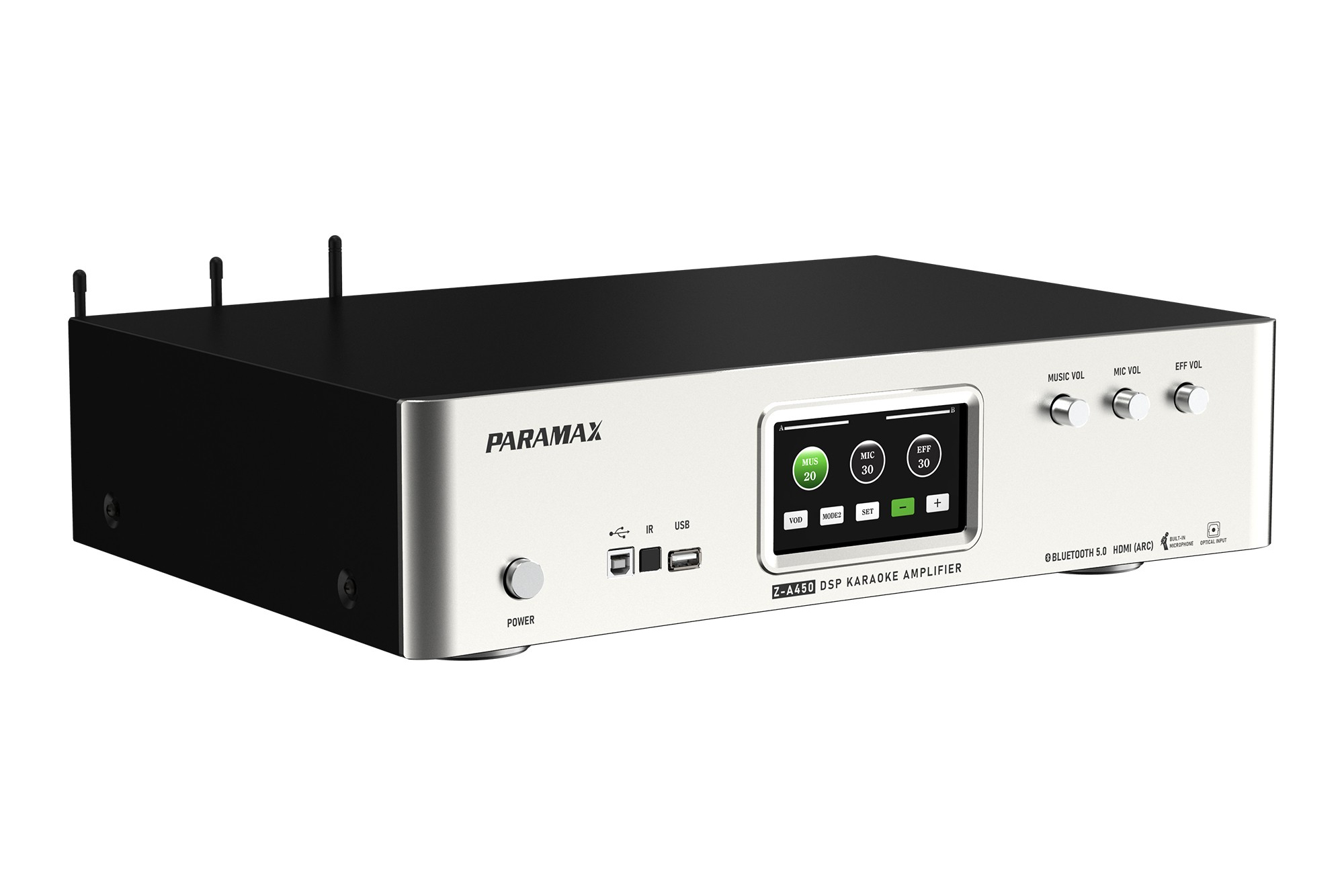 Amply karaoke Paramax tích hợp vang số và Micro không dây Z-A450