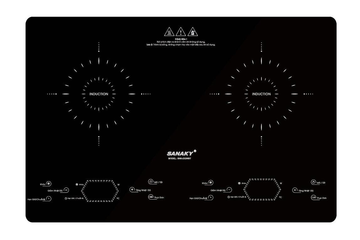 Bếp từ dương đôi Sanaky SNK-232WBT