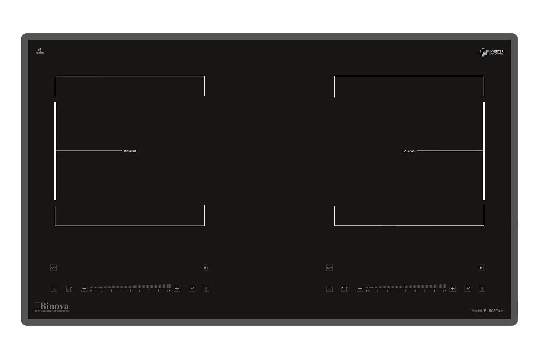 Bếp từ đôi âm Binova Inverter BI-508Plus