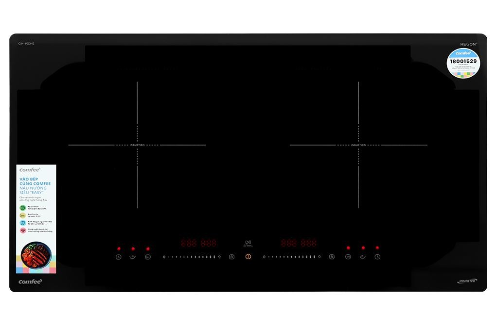 Bếp từ đôi âm Comfee CIH-40DHE, 4000W