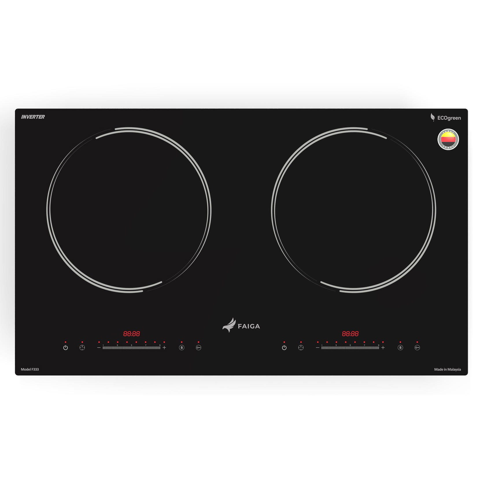 Bếp từ đôi FAIGA F333, 4400W