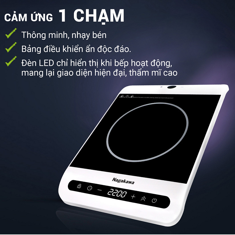Bếp từ đơn Nagakawa NAG0712, 2200W