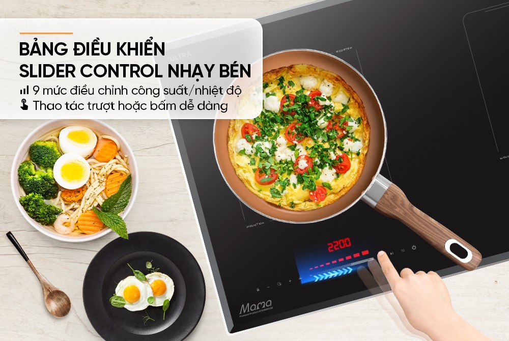 Bếp từ âm đôi SUNHOUSE MAMA MMB58869