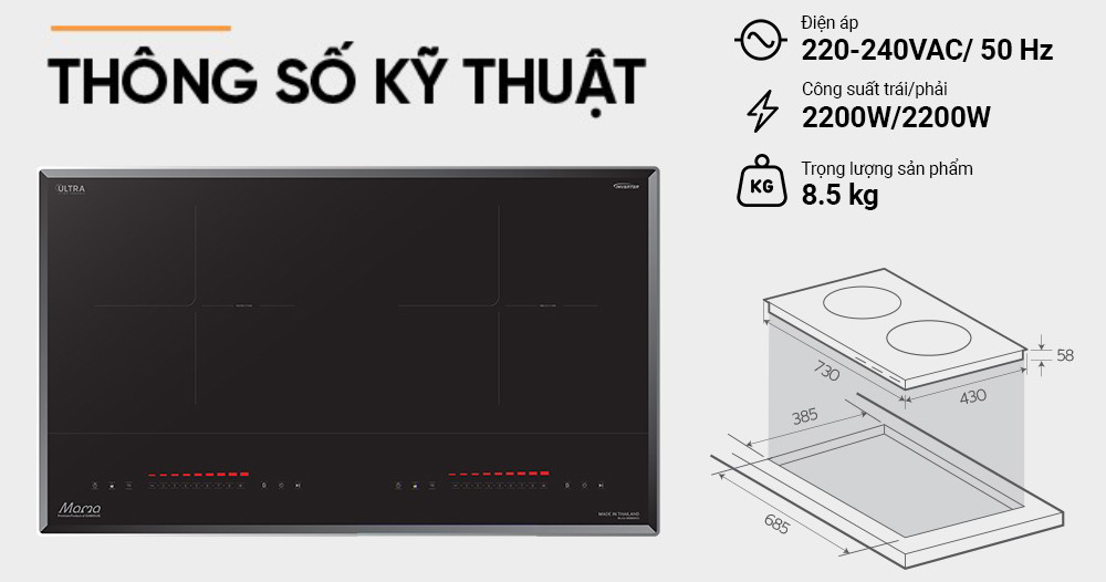 thông só và kích thước