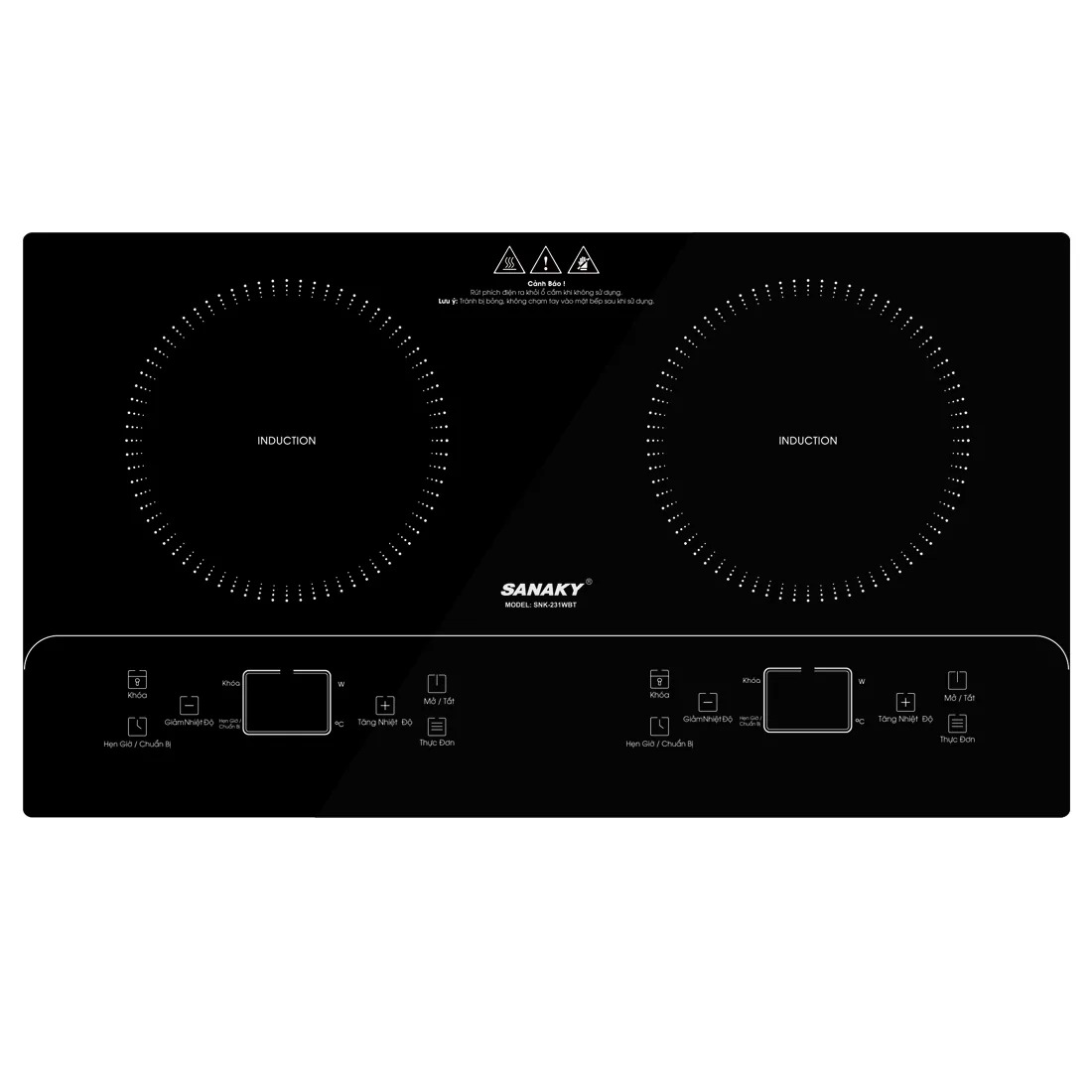 Bếp từ âm đôi Sanaky SNK-231WBT, 4000W