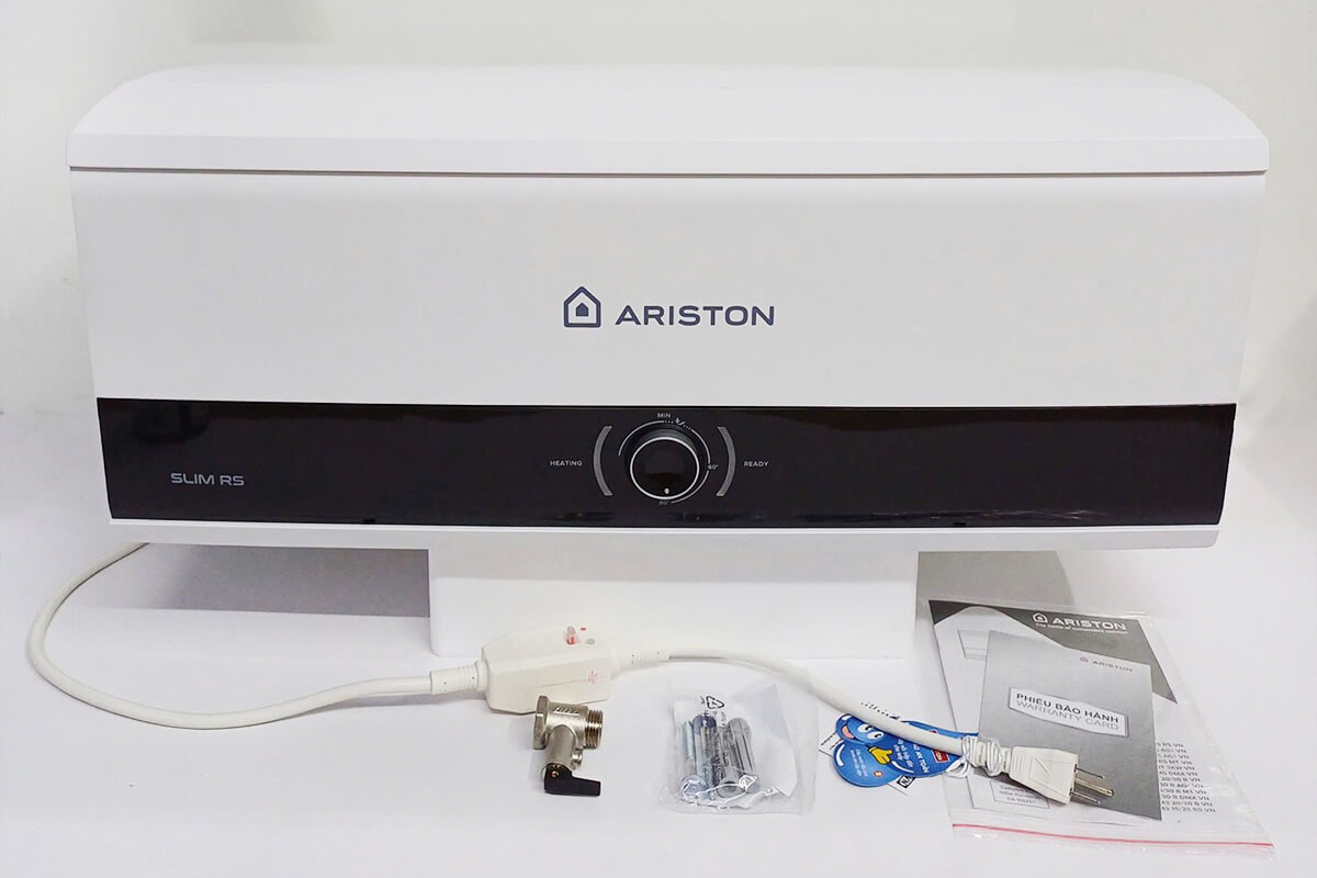 Bình nóng lạnh Ariston 20 lít SLIM3 20RS, 2 đèn