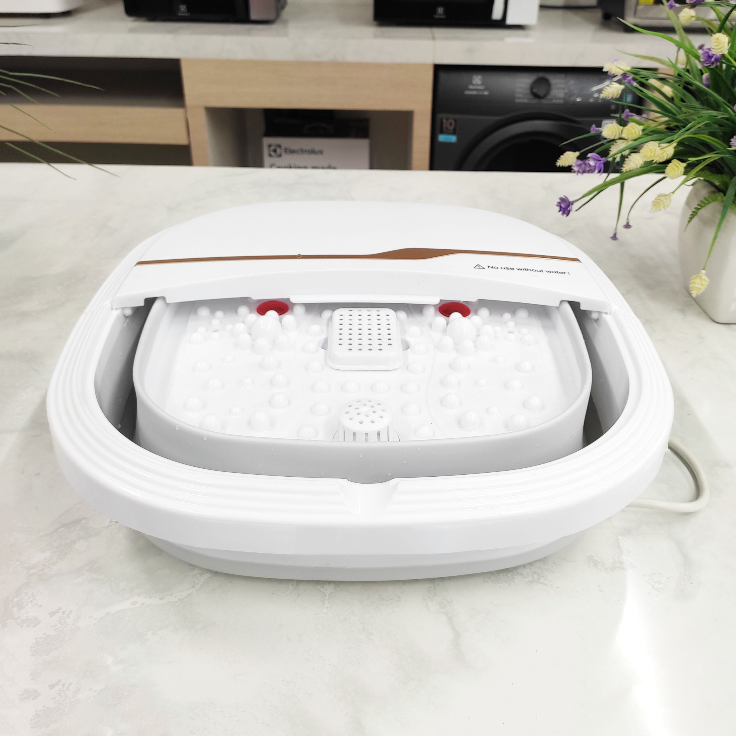 Chậu ngâm chân gấp gọn Massage APH-MS21