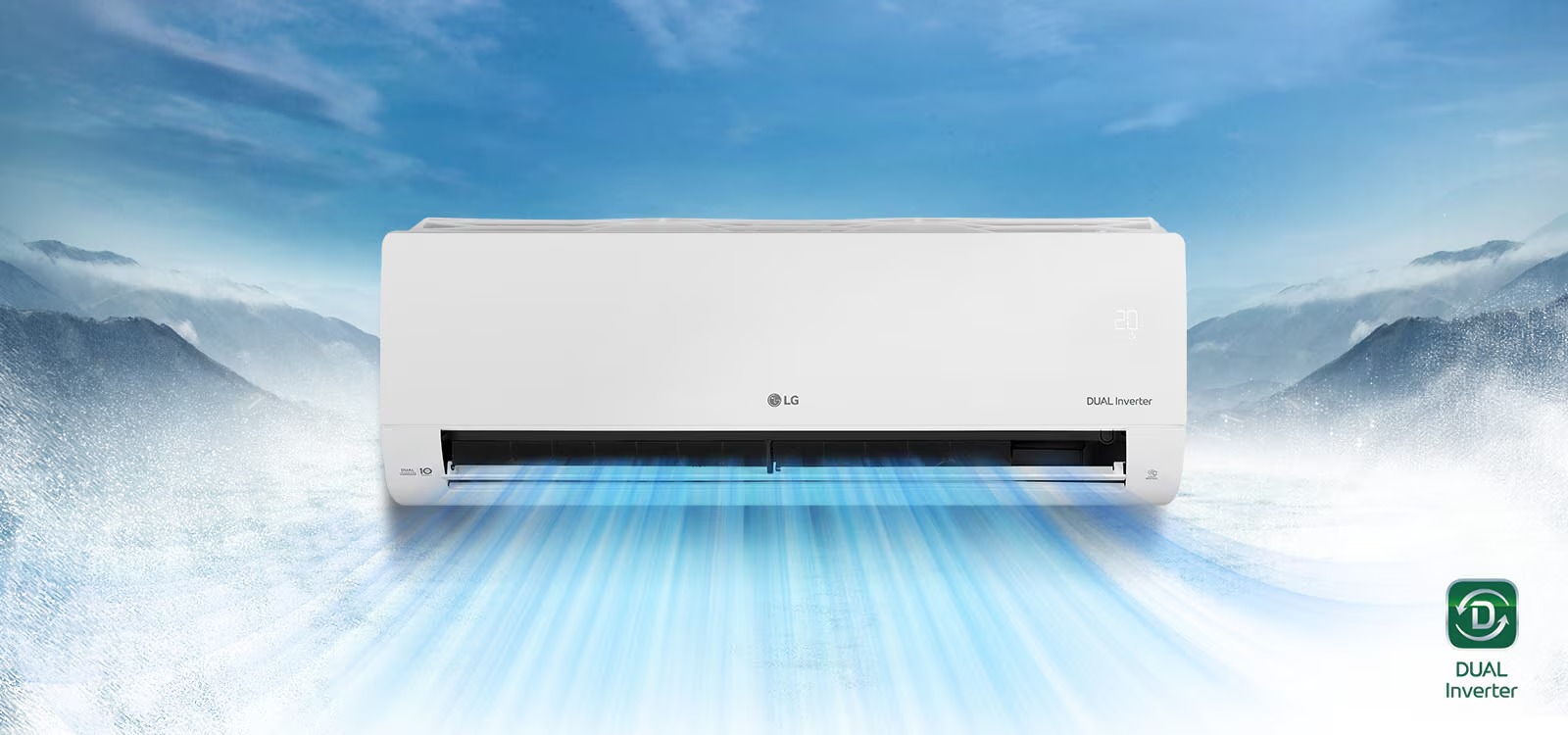 Điều hòa LG 9000btu IEC09G1 - 1 chiều inverter