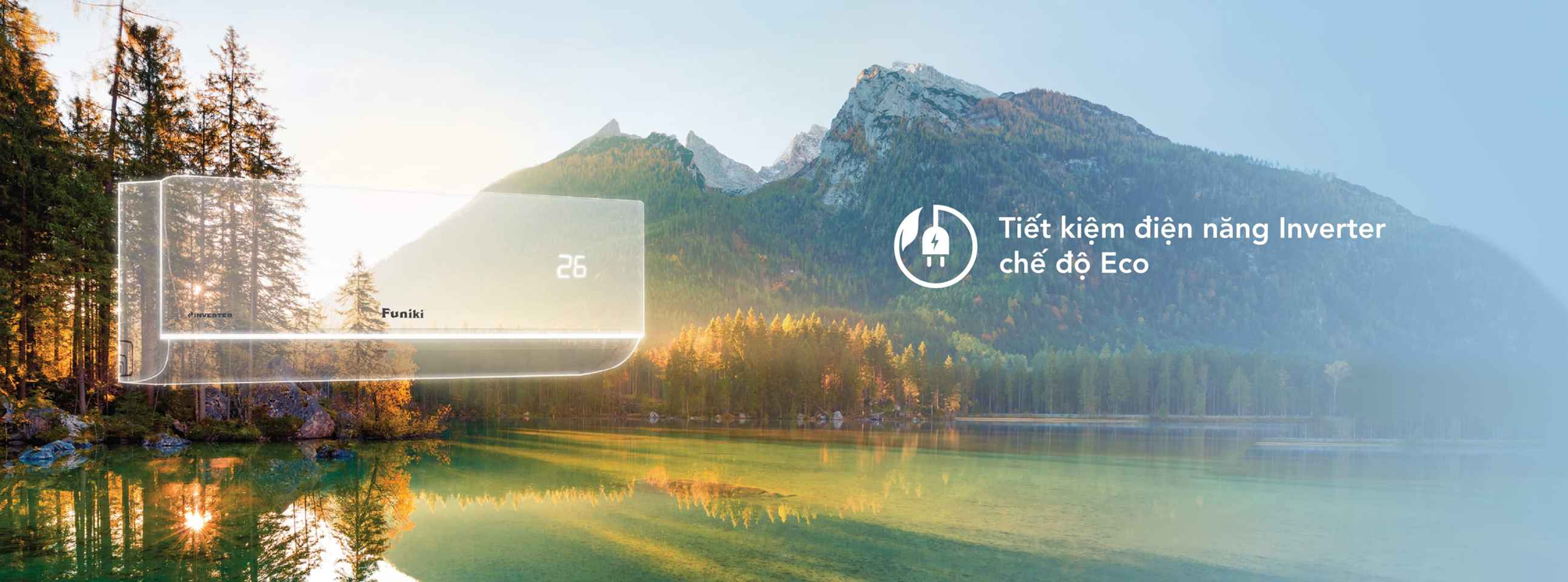 Máy nén inverter điều hòa funiki tiết kiệm điện hiệu quả