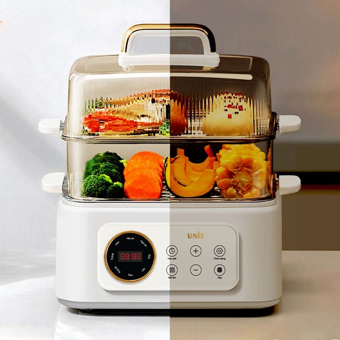 Nồi lẩu hấp đa năng Unie 10 lít UE668
