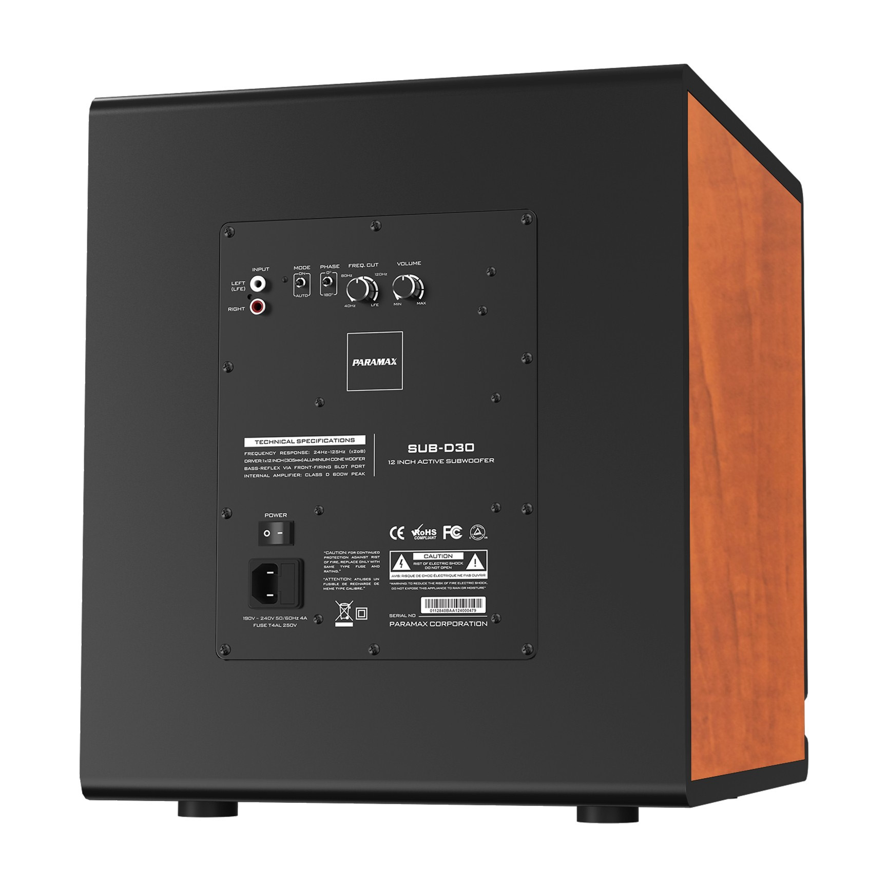 Loa trầm điện Paramax SUB-D30 - bass 30cm