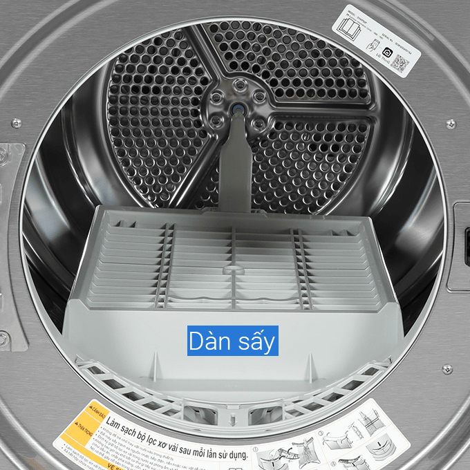 Máy sấy bơm nhiệt LG 10.5kg DVHP50P