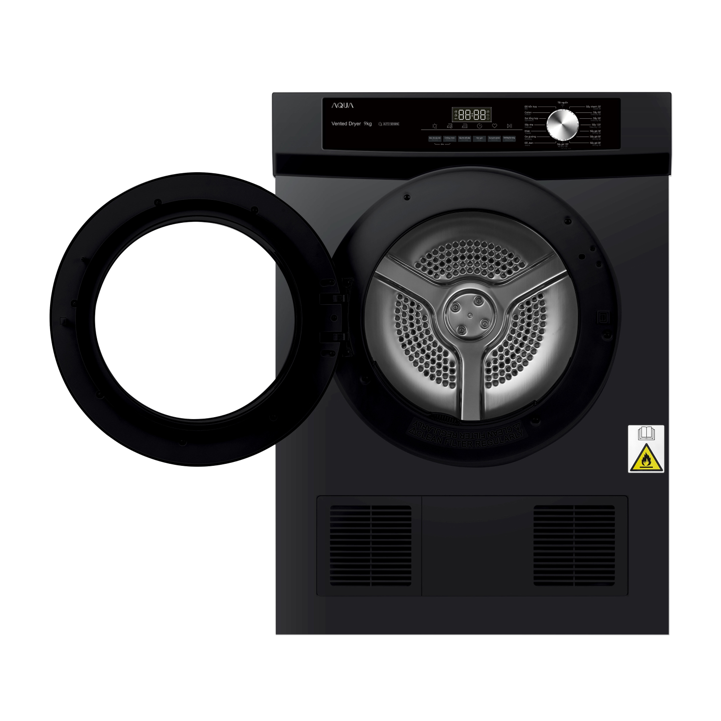Máy sấy thông hơi Aqua 9kg AQH-V901K.PS