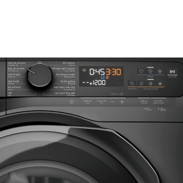 Máy giặt sấy Electrolux 13/9kg UltimateCare 500 EWW1343P5SC