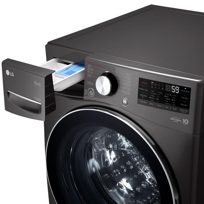 Máy giặt sấy LG Inverter giặt 15 kg - sấy 8 kg F2515RNTG